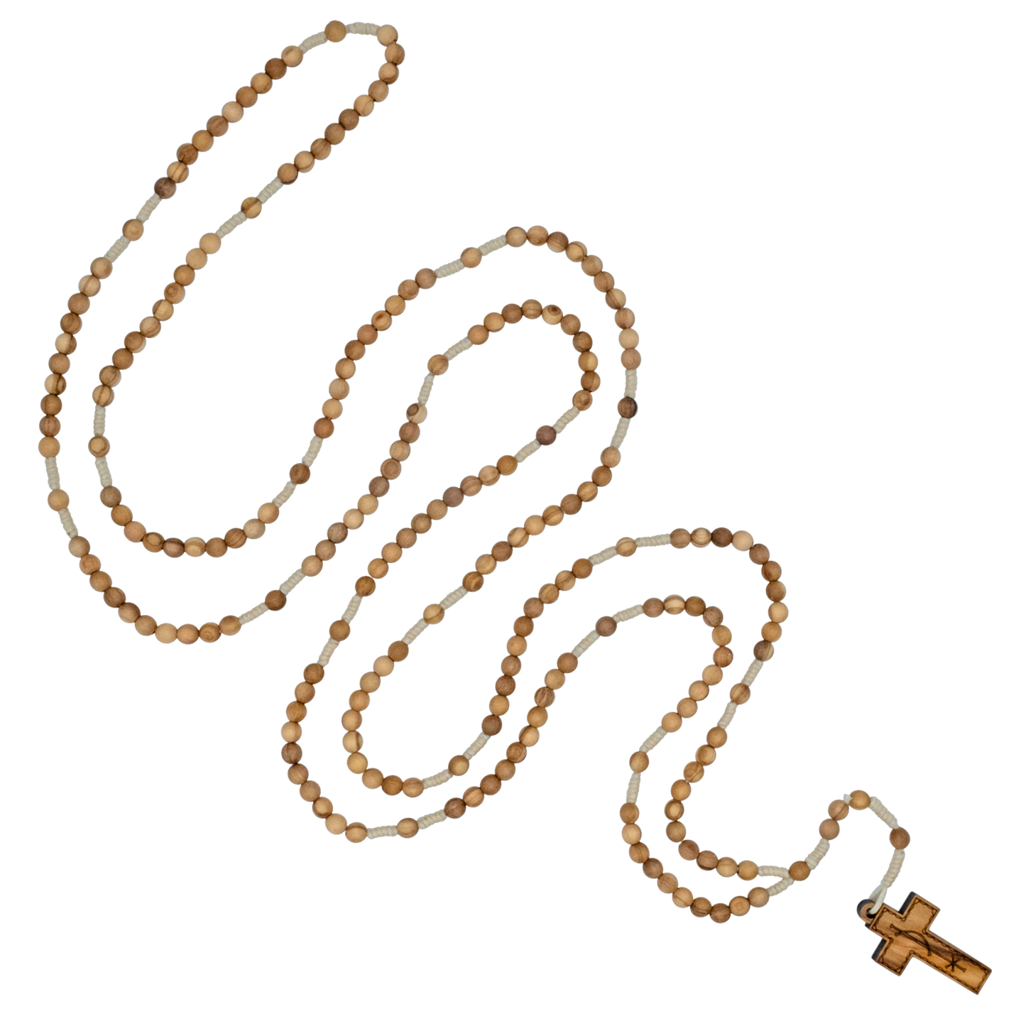 20 DECADE CHAPELET IN BOIS ET CORD