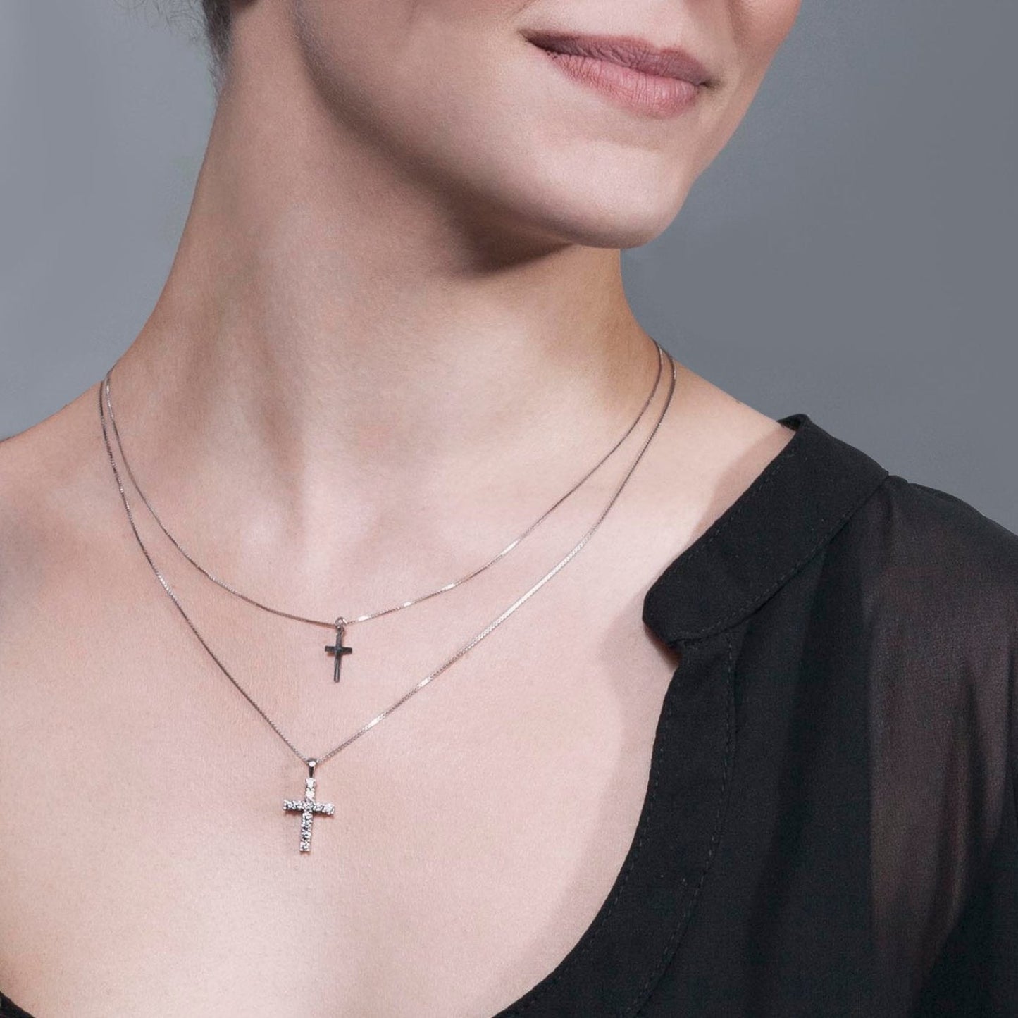 PENDENTIF CROIX - ARGENT