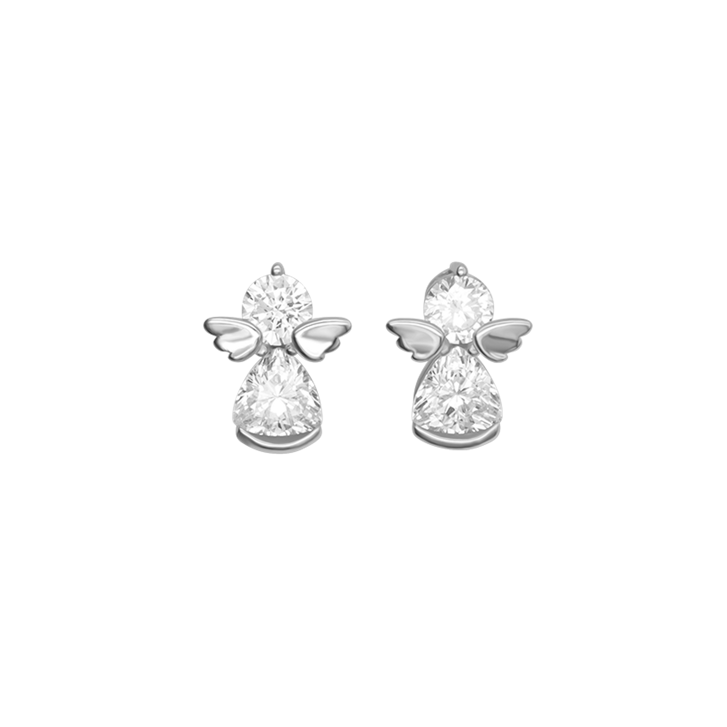 ANGELS BOUCLES D'OREILLES - ARGENT ET ZIRCONIA