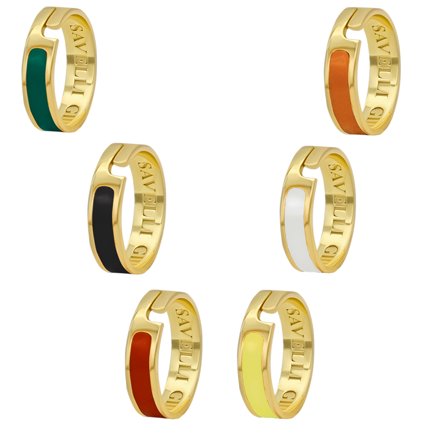 COLORED ADJUSTABLE BAGUE - ARGENT