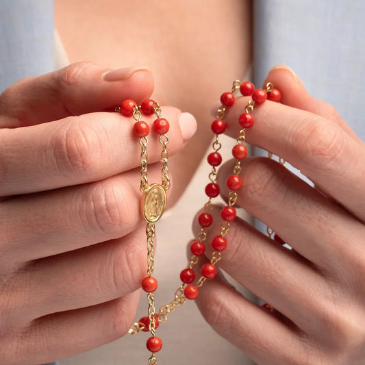 CORAL CHAPELET - GOLDEN ARGENT
