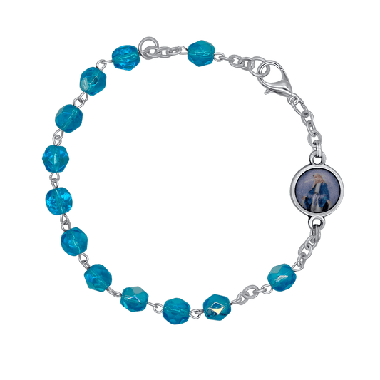 CRYSTAL BRACELET CHAPELET - METAL