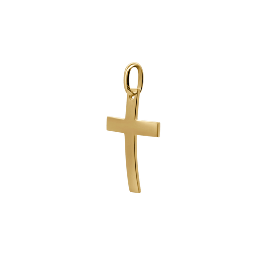 CURVED PENDENTIF CROIX - OR