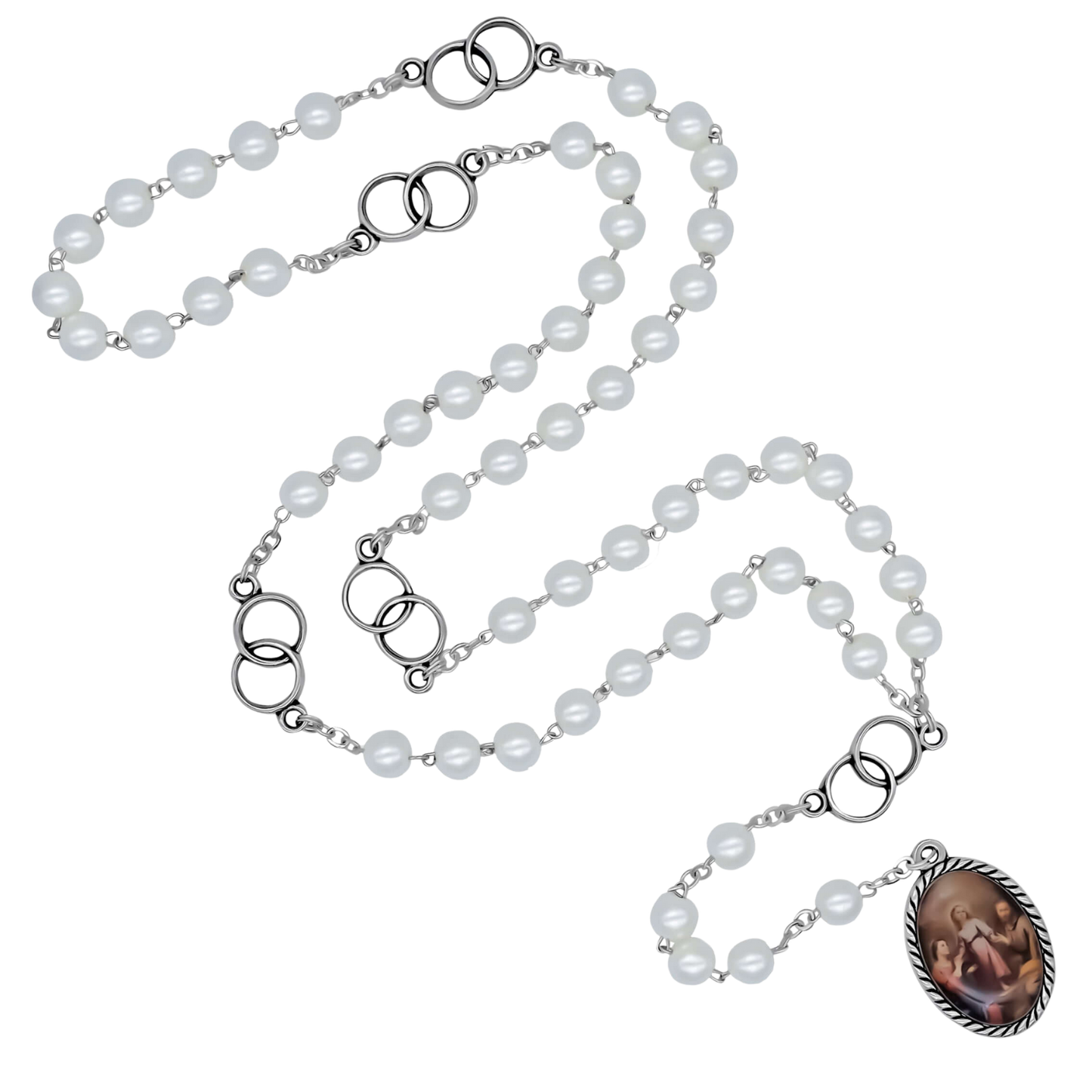 SAINTE FAMILLE CHAPLET - METAL