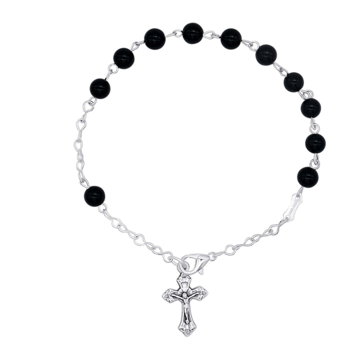 ONYX BRACELET CHAPELET - METAL
