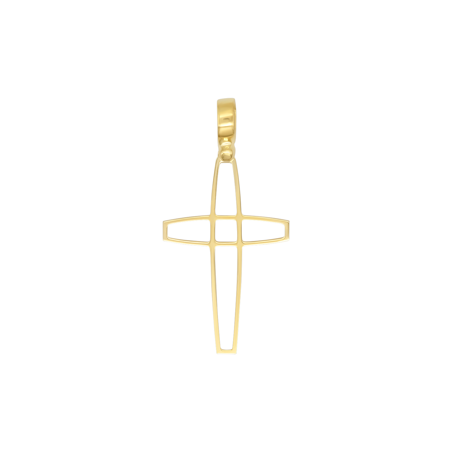OPEN PENDENTIF CROIX - GOLDEN ARGENT