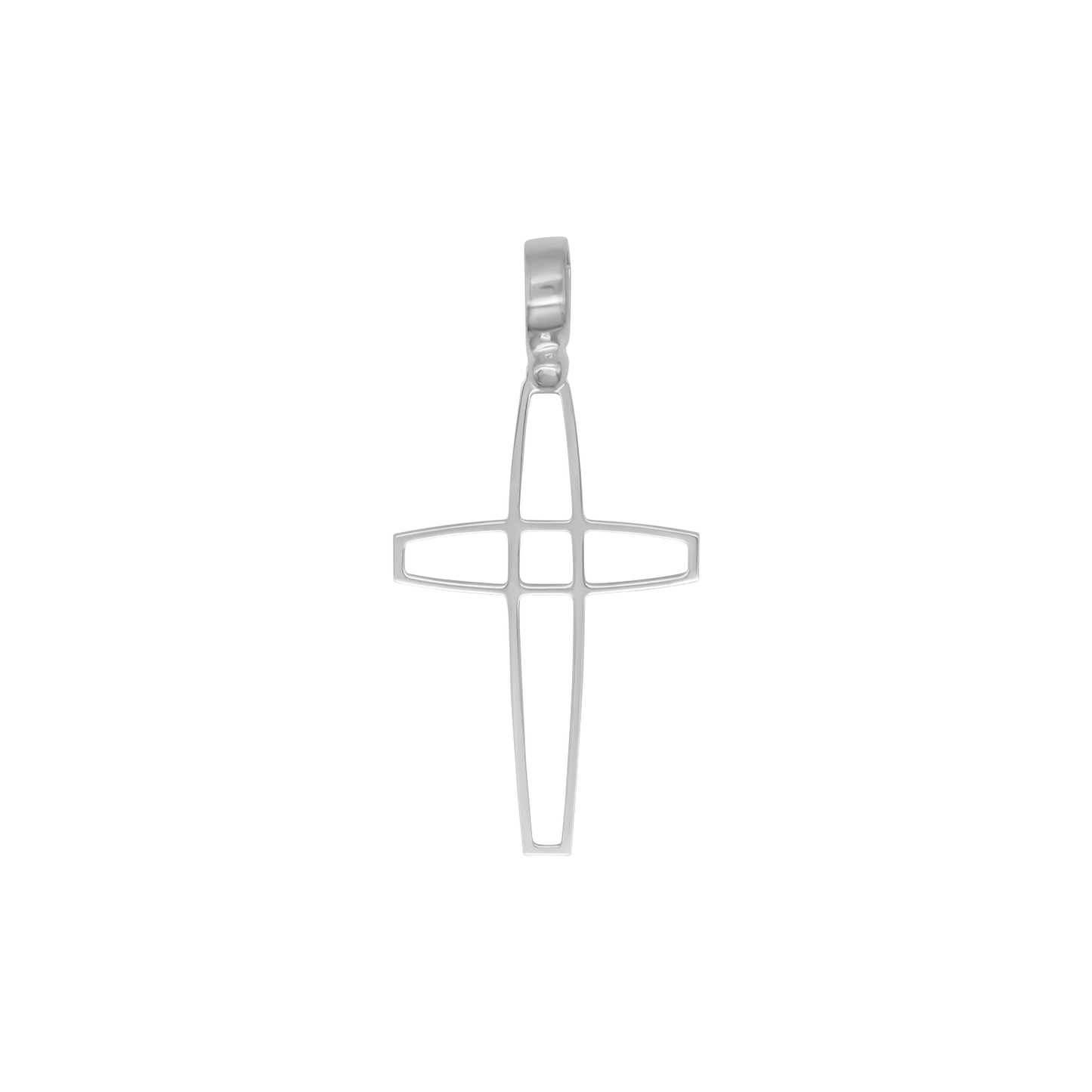 OPEN PENDENTIF CROIX - ARGENT