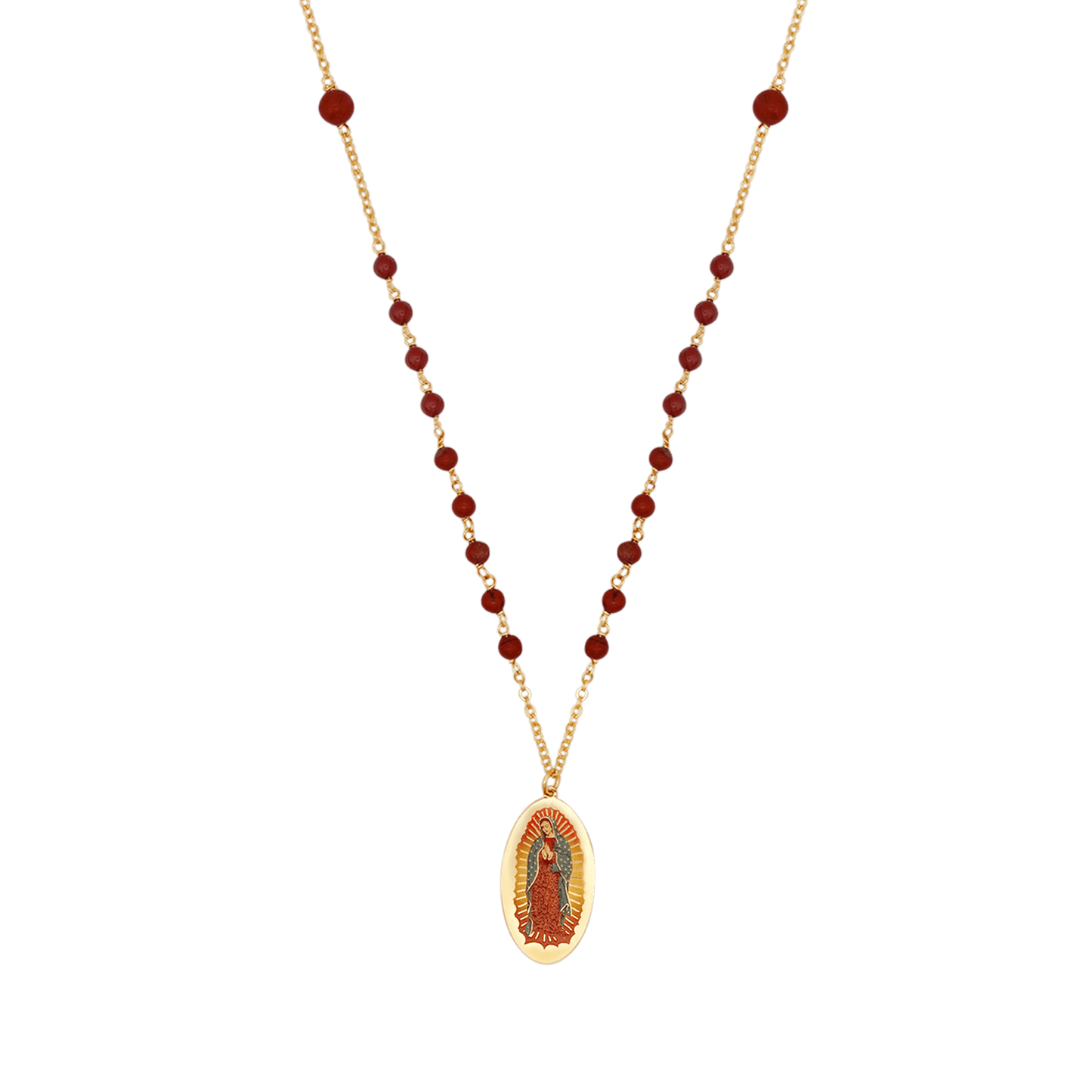 OUR LADY OF GUADALUPE - BEADED COLLIER