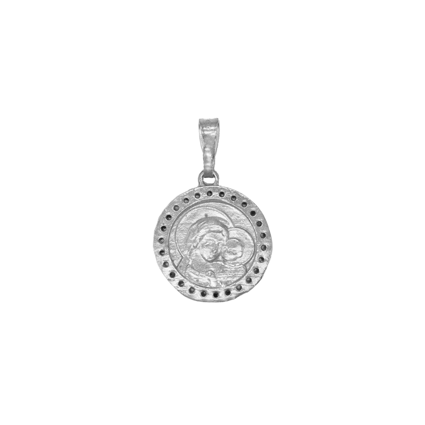 POPE LEO XIV - MÉDAILLE - ARGENT ET ZIRCONIA