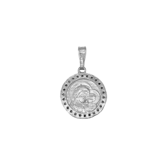 POPE LEO XIV - MÉDAILLE - ARGENT ET ZIRCONIA