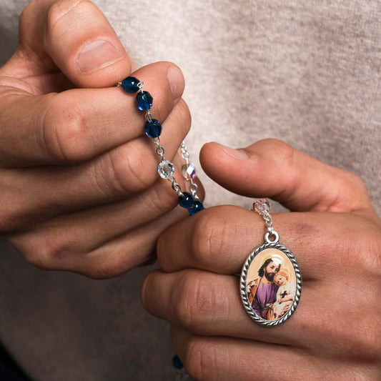 SAINT JOSEPH - CHAPELET - METAL