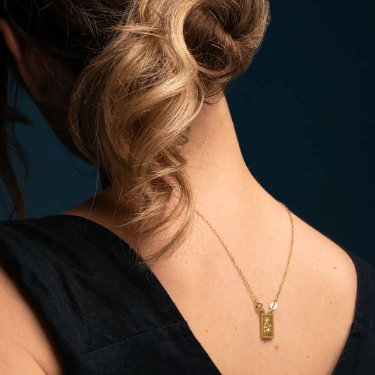 SCAPULAR COLLIER - GOLDEN ARGENT