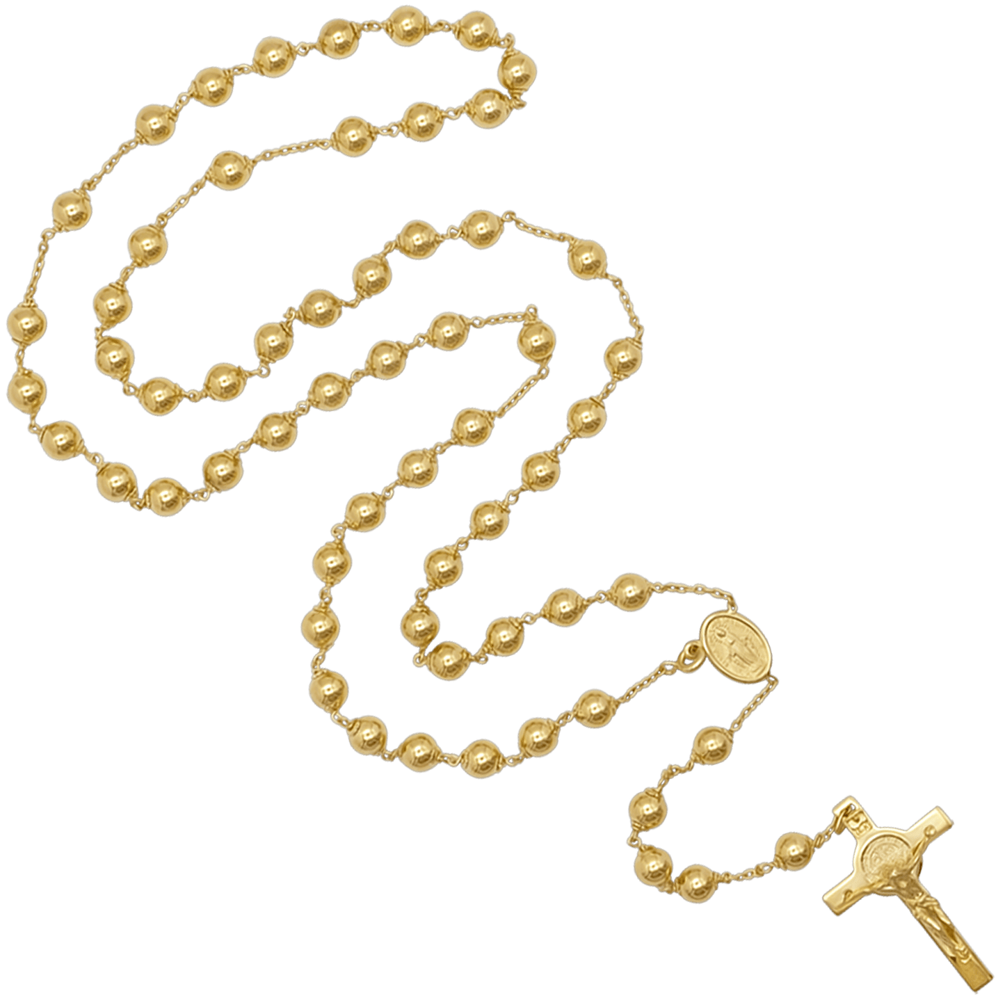 ST BENEDICT CROIX - CHAPELET - OR