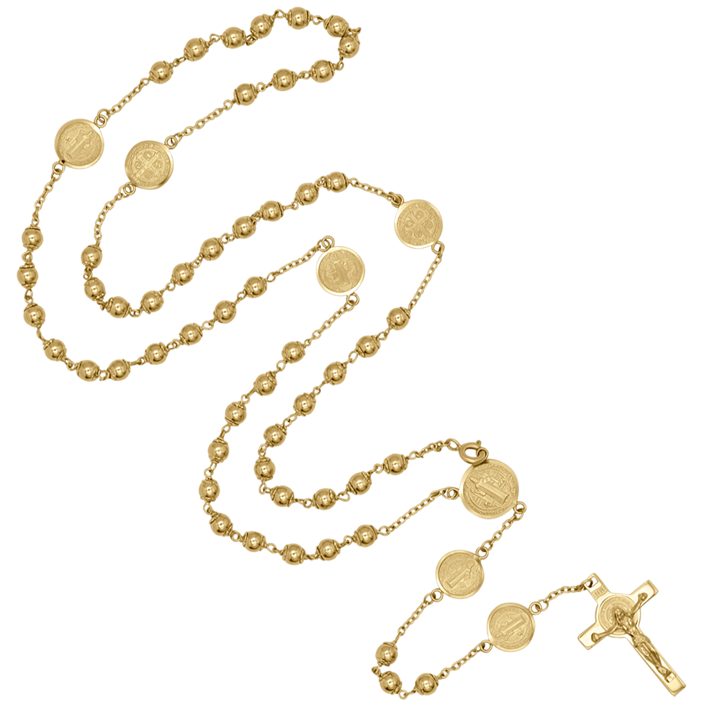 ST BENEDICT - CHAPELET - OR
