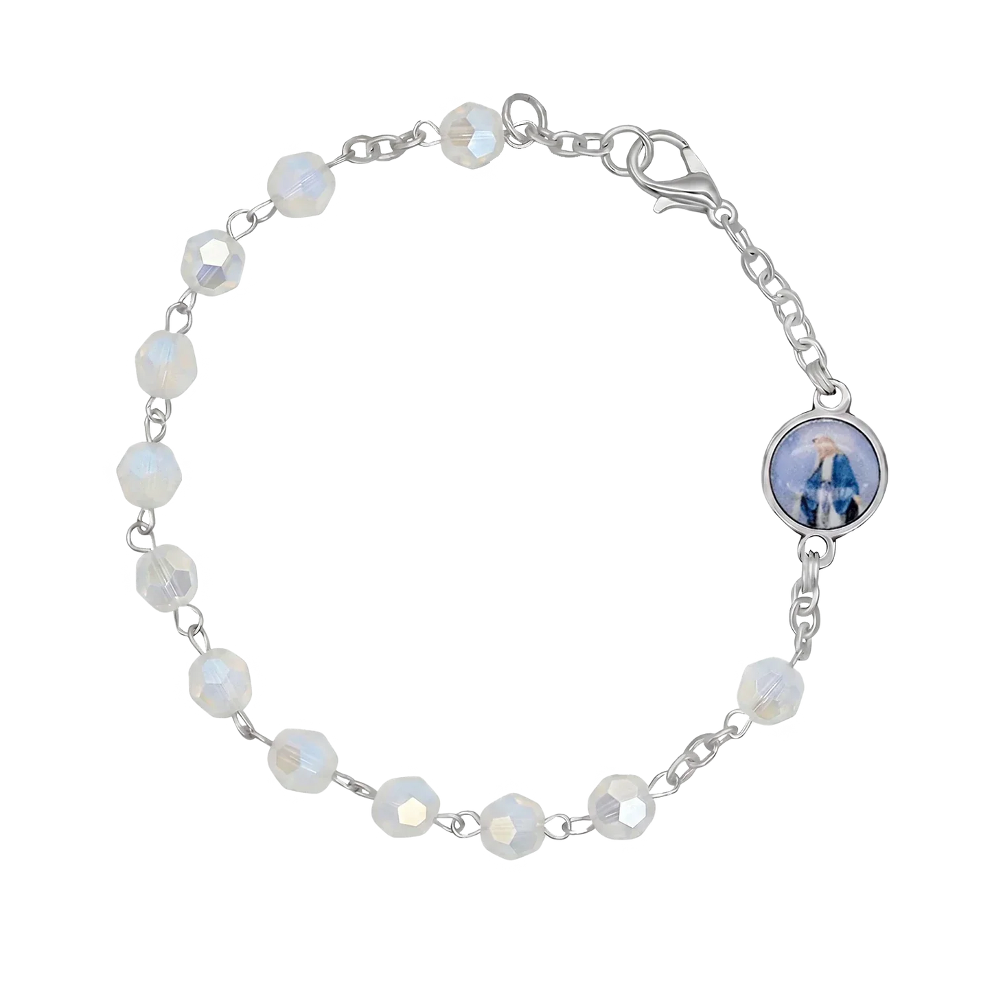 CRYSTAL BRACELET CHAPELET - METAL
