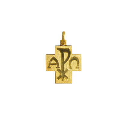 PEACE - PENDENTIF CROIX - OR
