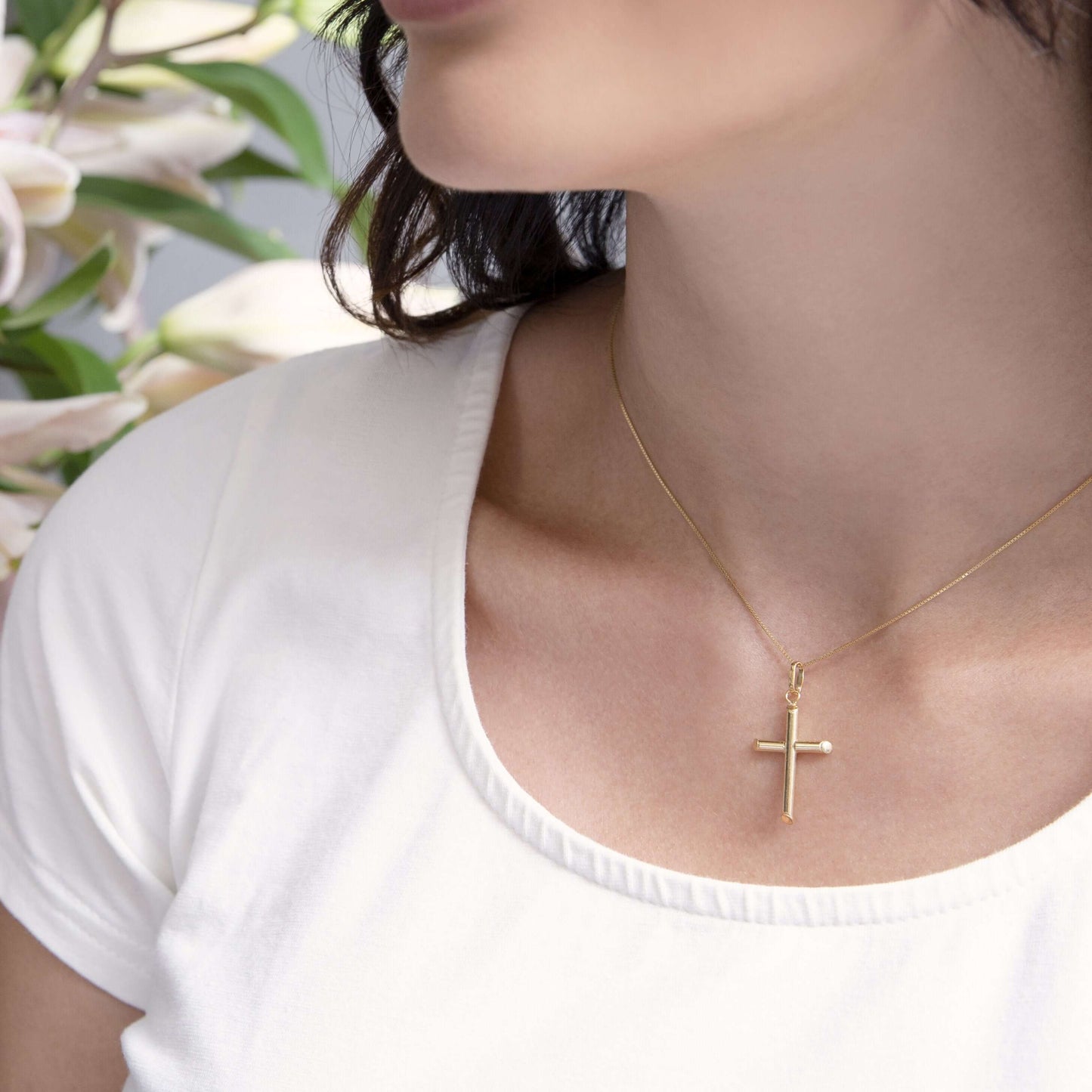 CLASSIC PENDENTIF CROIX - OR