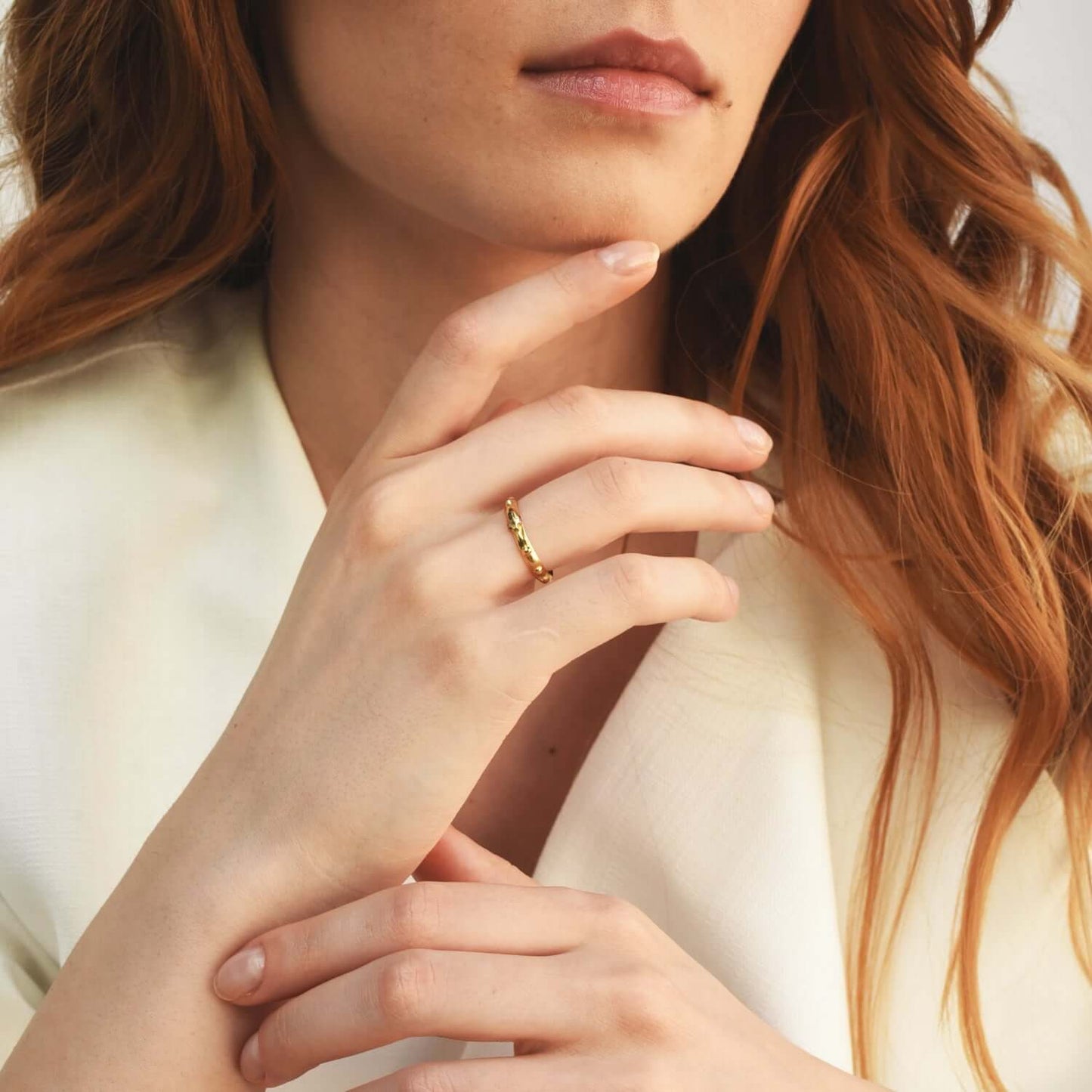 CHAPELET BAGUE - VERMEIL ARGENT