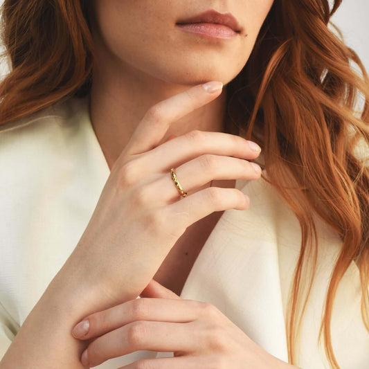 CHAPELET BAGUE - VERMEIL ARGENT