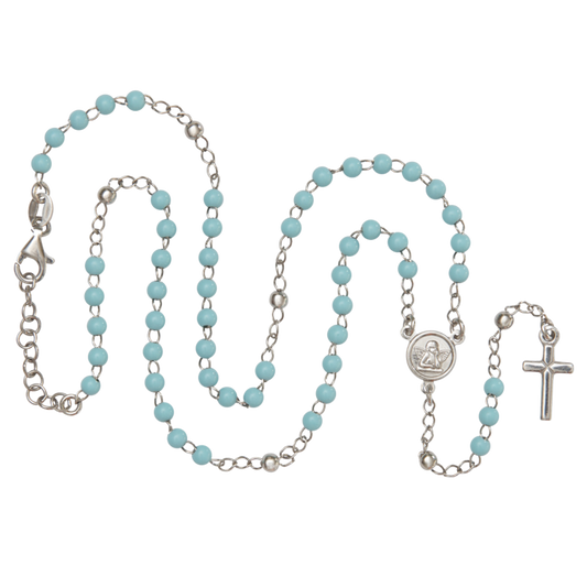 BABY BOY COLLIER CHAPELET - ARGENT