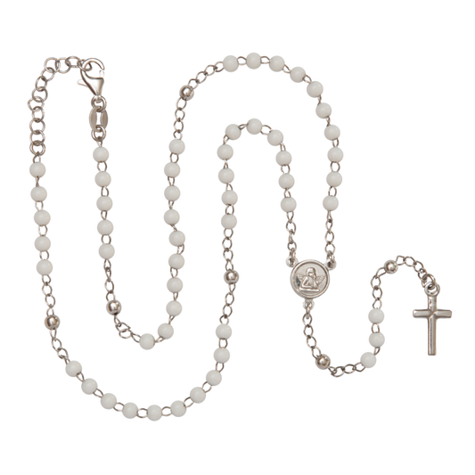 BABY COLLIER CHAPELET - ARGENT