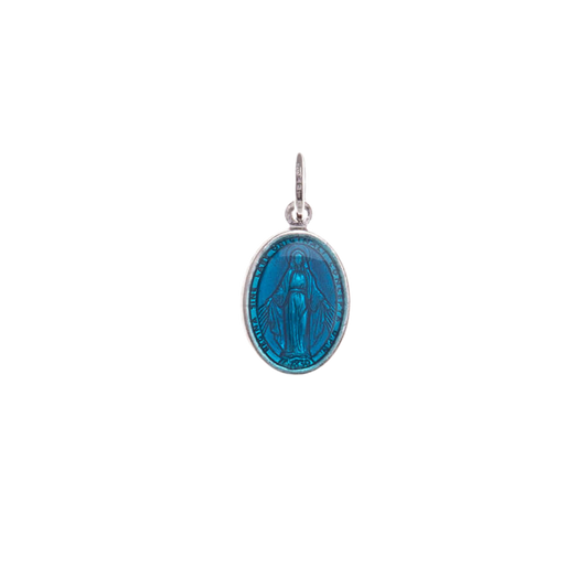BLUE  MIRACULOUS MÉDAILLE - ARGENT
