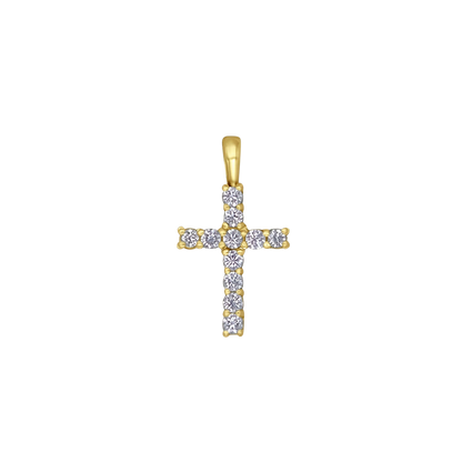 PENDENTIF CROIX - VERMEIL ARGENT