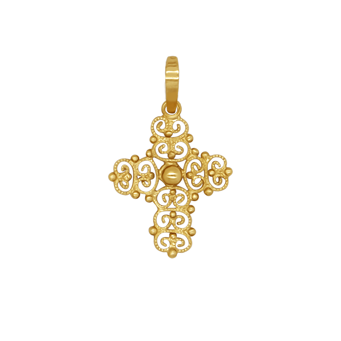 MADREVITATO PENDENTIF CROIX - OR