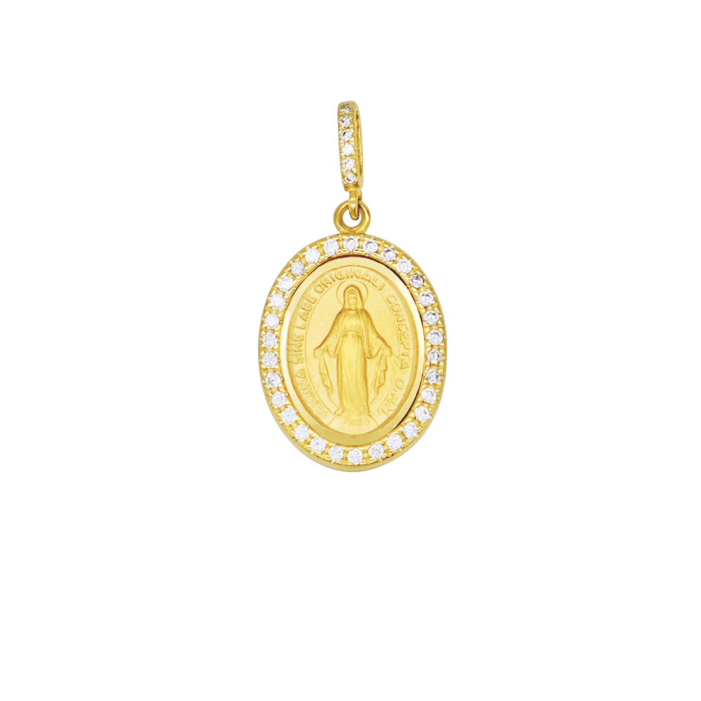 MIRACULOUS MÉDAILLE - ZIRCONIA ET OR