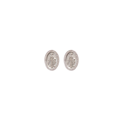 MIRACULOUS MÉDAILLE - STUD BOUCLES D'OREILLES - ARGENT