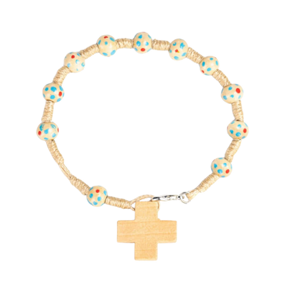 CHILDREN'S BRACELET CHAPELET - BOIS - NATURAL