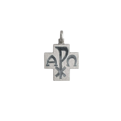 PEACE - PENDENTIF CROIX - ARGENT
