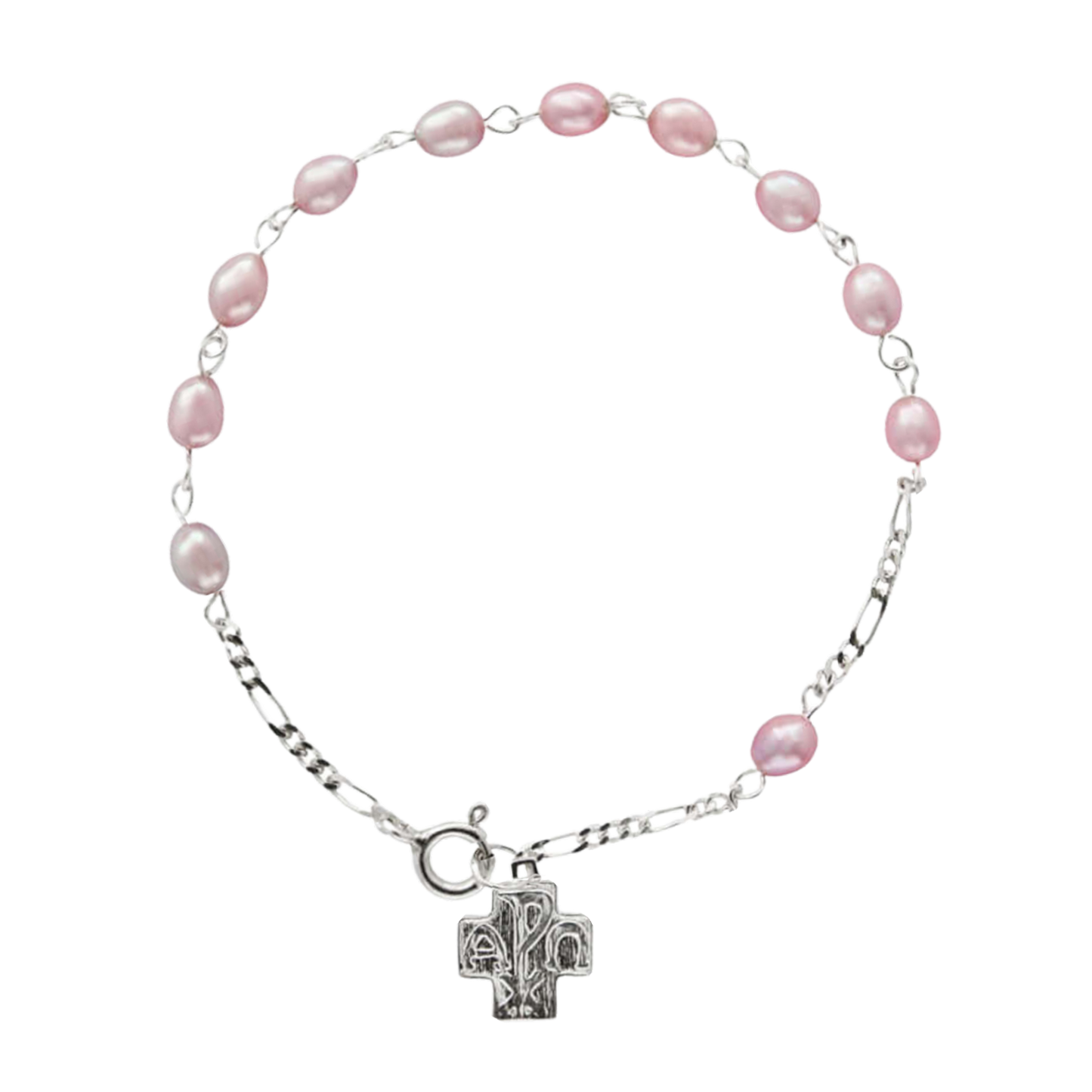 PERLE BRACELET CHAPELET - ARGENT