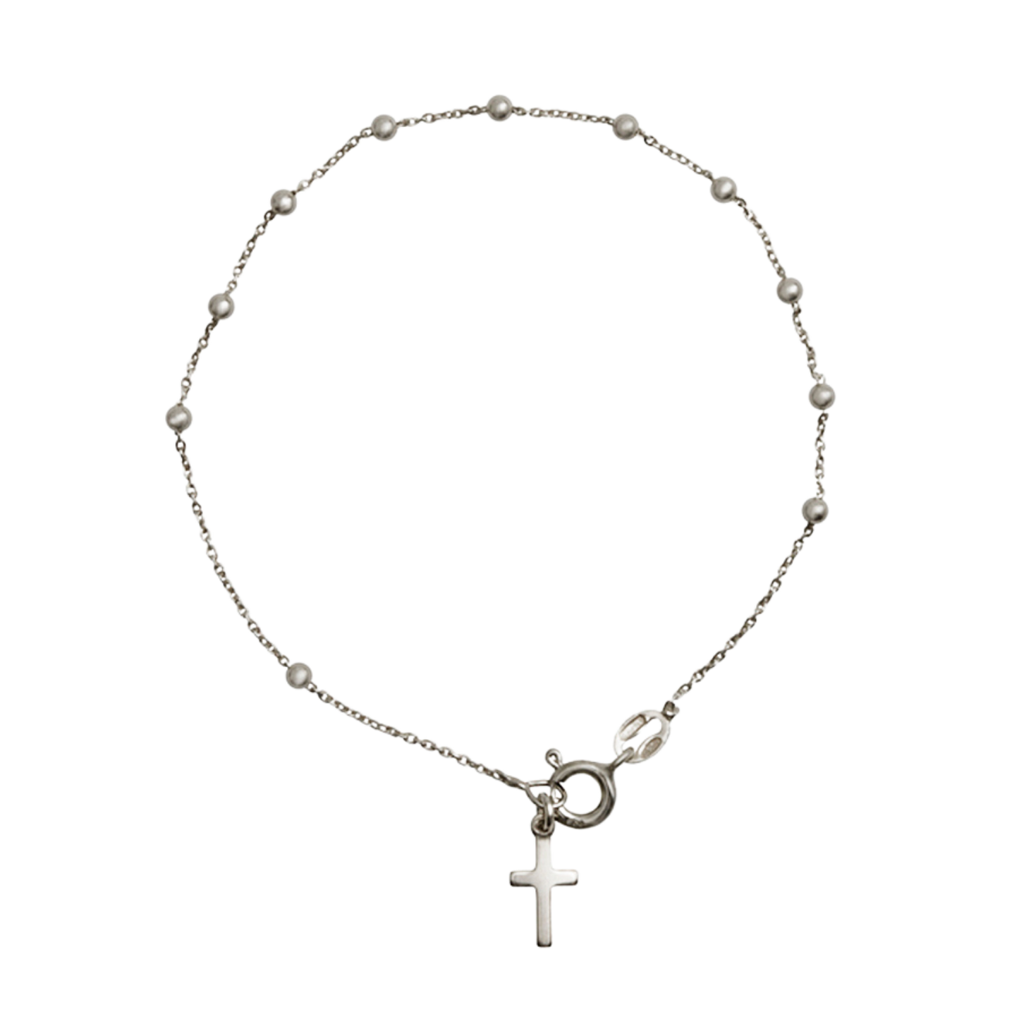 BRACELET CHAPELET - ARGENT