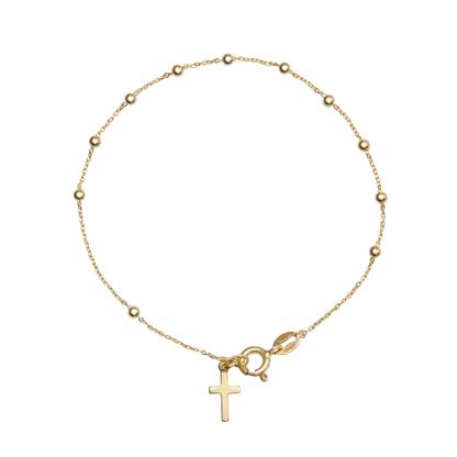 BRACELET CHAPELET - VERMEIL ARGENT