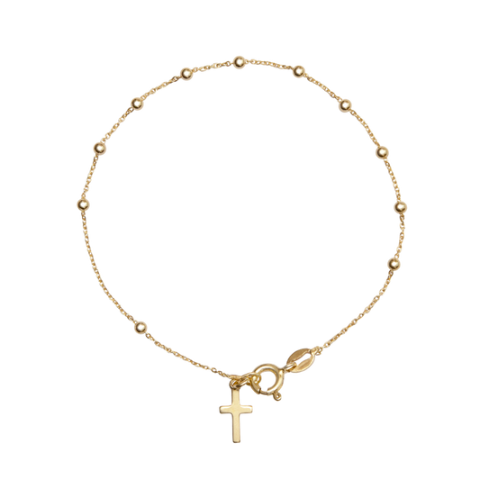 BRACELET CHAPELET - VERMEIL ARGENT