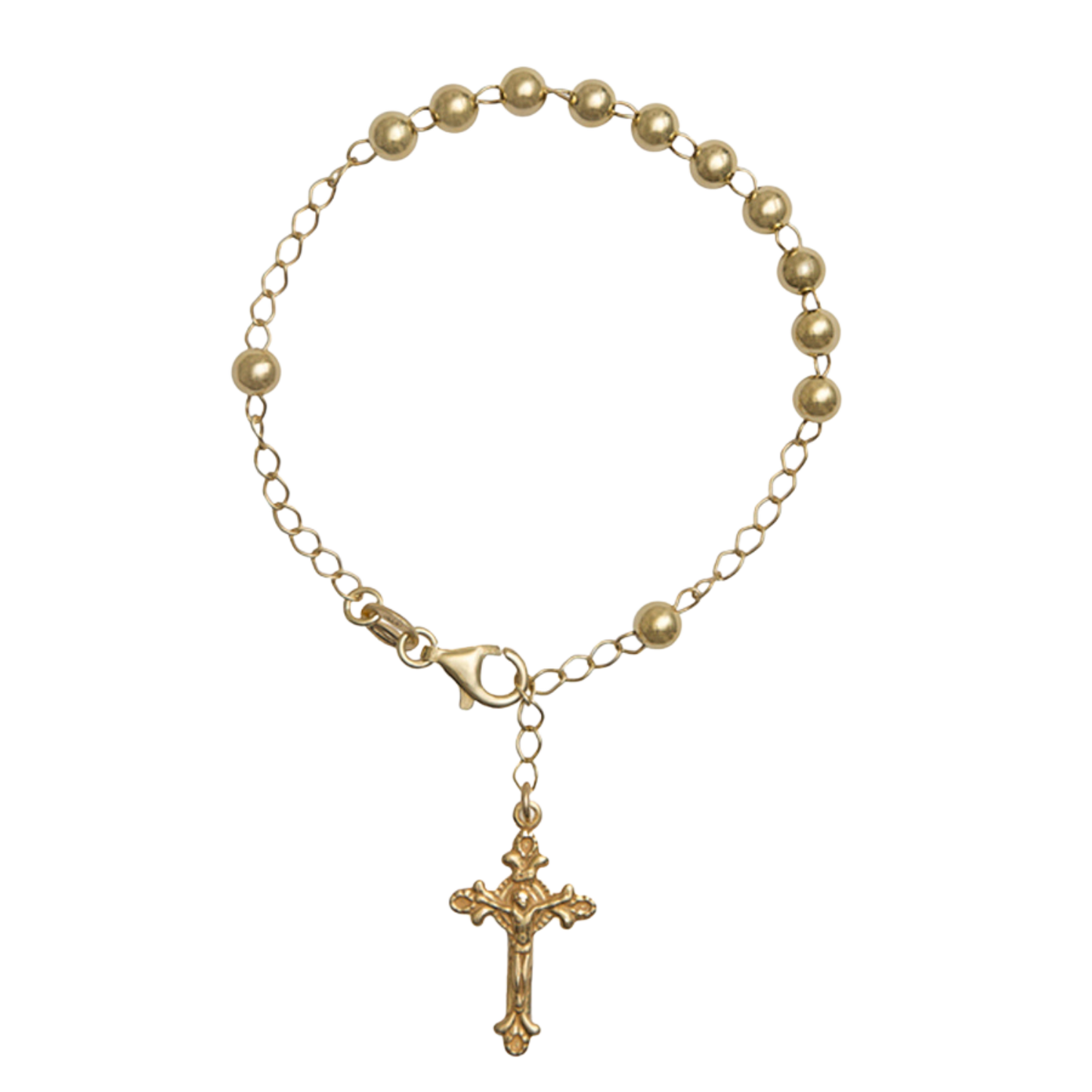 BRACELET CHAPELET - VERMEIL ARGENT