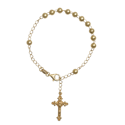 BRACELET CHAPELET - VERMEIL ARGENT