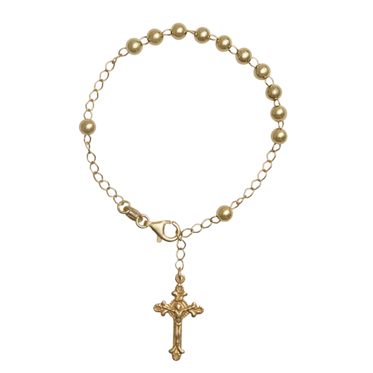 BRACELET CHAPELET - VERMEIL ARGENT