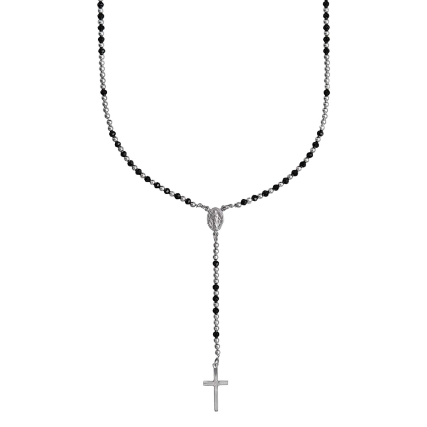 MEN'S COLLIER CHAPELET - ARGENT