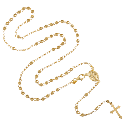 COLLIER CHAPELET - VERMEIL ARGENT