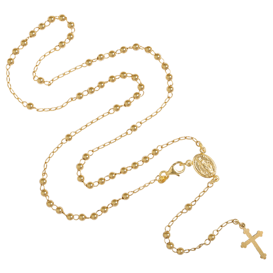 COLLIER CHAPELET - VERMEIL ARGENT