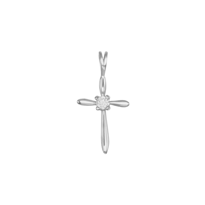 PENDENTIF CROIX - ARGENT