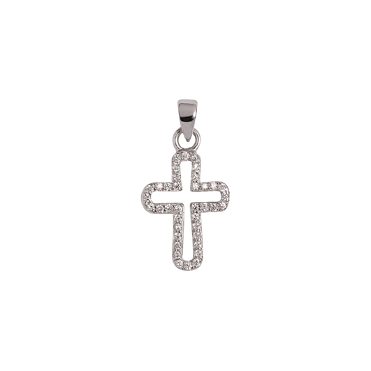 PENDENTIF CROIX - ARGENT
