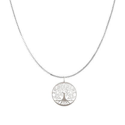 TREE OF LIFE COLLIER - ARGENT