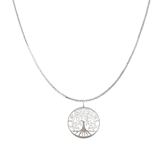 TREE OF LIFE COLLIER - ARGENT