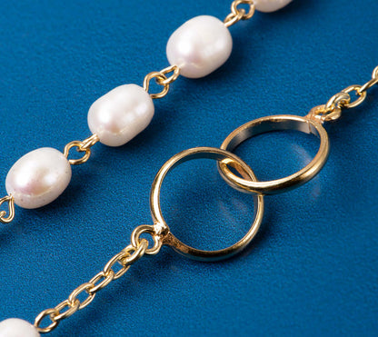 MARRIAGE - PERLE CHAPELET - VERMEIL ARGENT