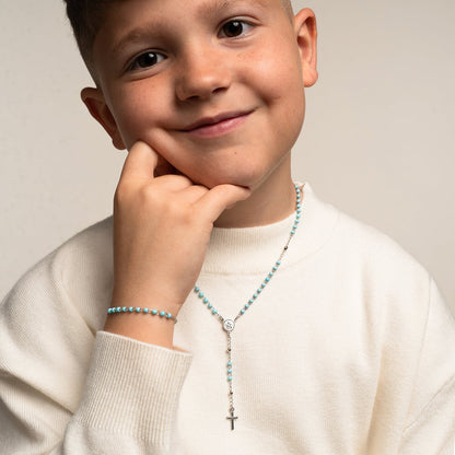 BABY BOY COLLIER CHAPELET - ARGENT
