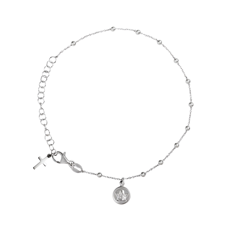 BABY BRACELET CHAPELET - ARGENT