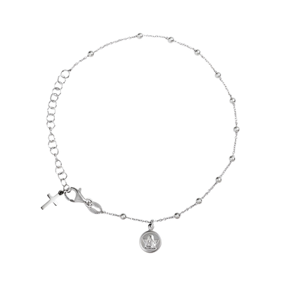 BABY BRACELET CHAPELET - ARGENT